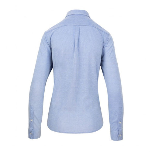 Button Up Shirt Womens Heather Blue