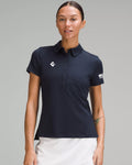 Moxie 4th of July Womens Navy Polo