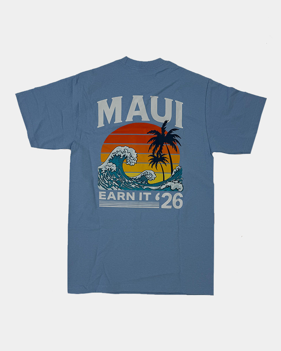 Moxie Maui Blue Tee