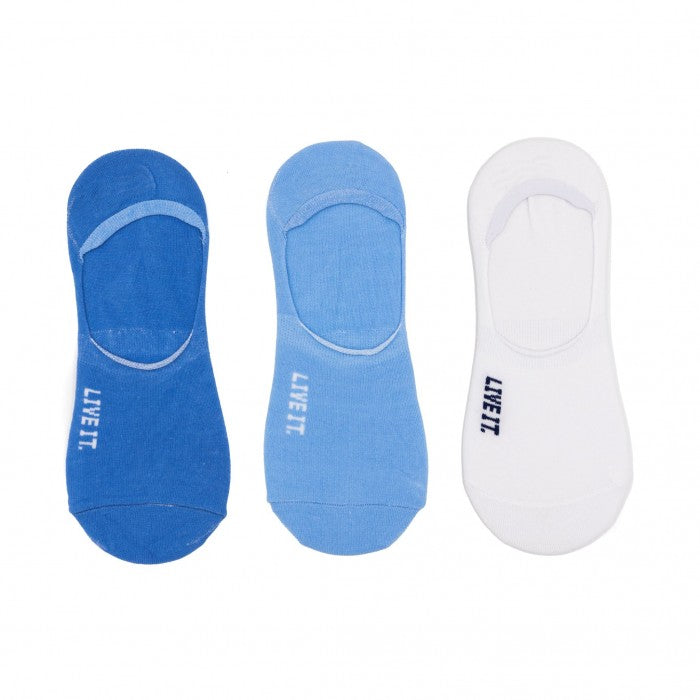 3 Pack No Show Socks 
