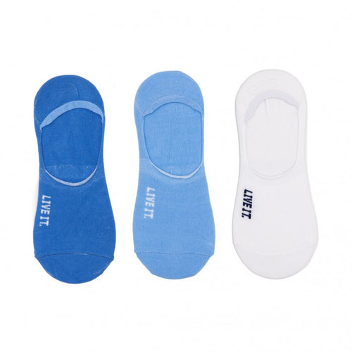 3 Pack No Show Socks 