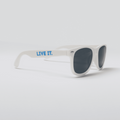 Moxie White Sunglasses