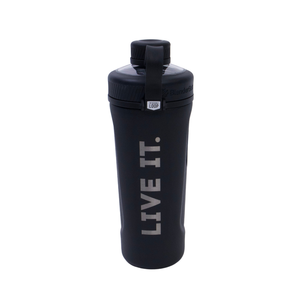 Metal Stainless Steel Bottle Black