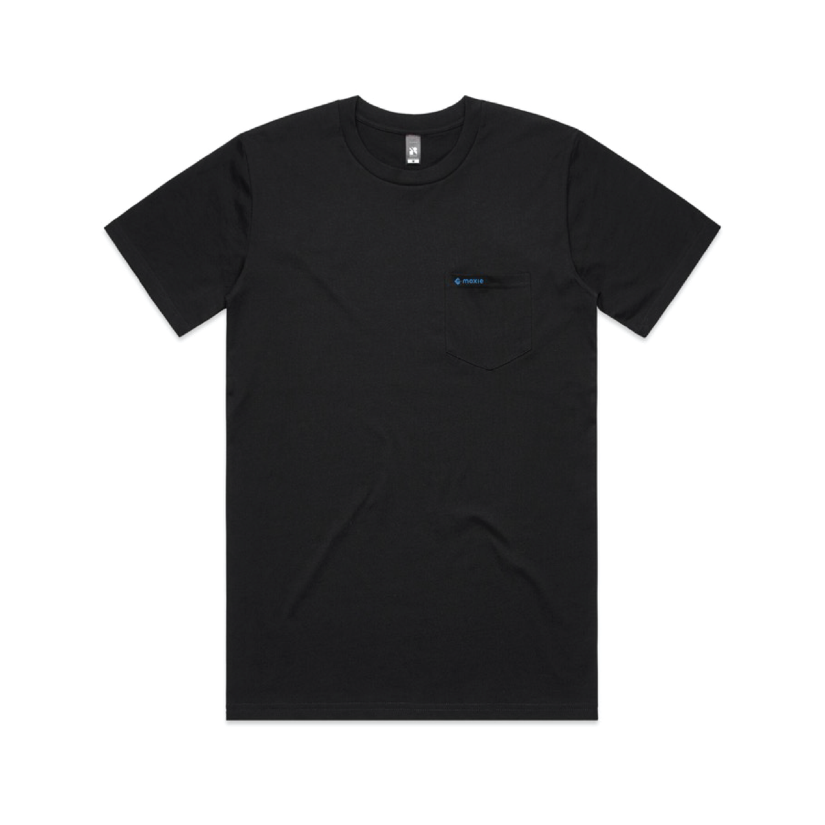 Moxie Unisex Pocket Black Tee